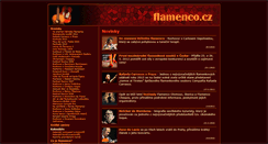 Desktop Screenshot of flamenco.cz