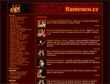 Tablet Screenshot of flamenco.cz