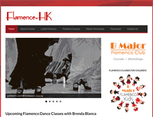 Tablet Screenshot of flamenco.hk